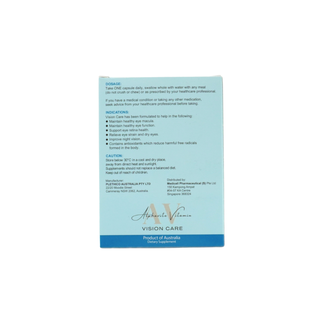 Vision Care Softgel Capcule 30's