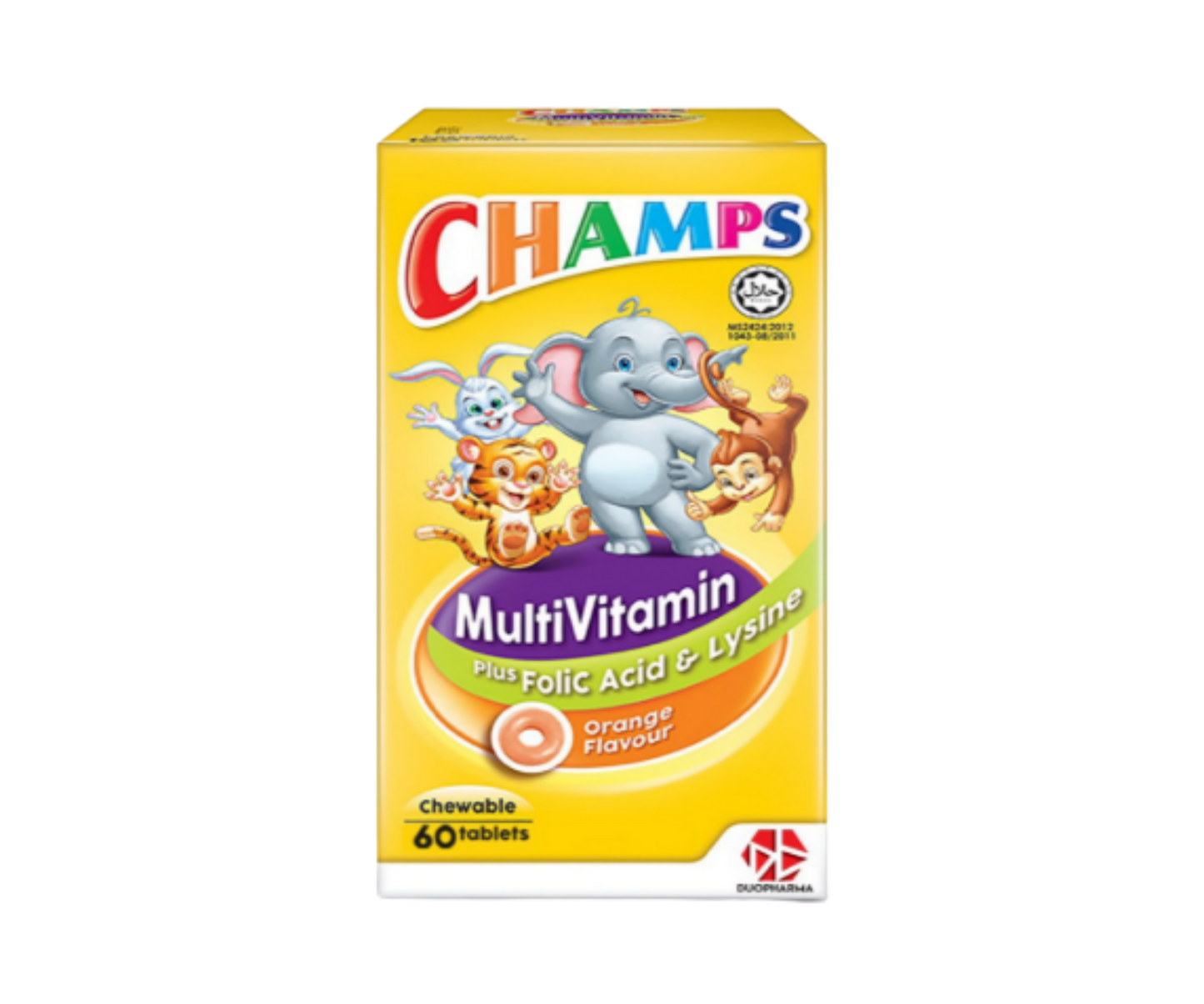 Champs Multivitamins + Lysine and Folic Acid 60'S