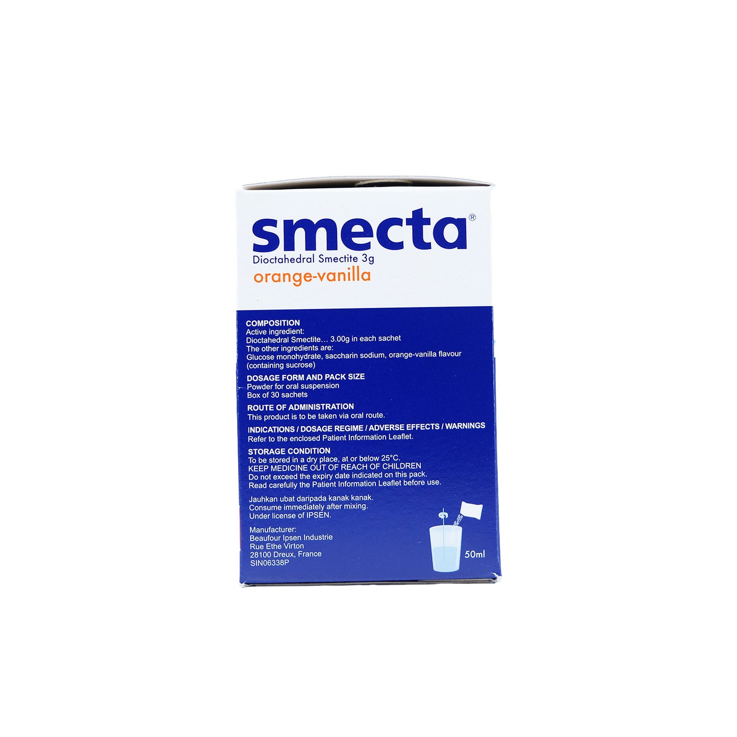 Smecta 双八面体蒙脱石 3g 小袋 30s