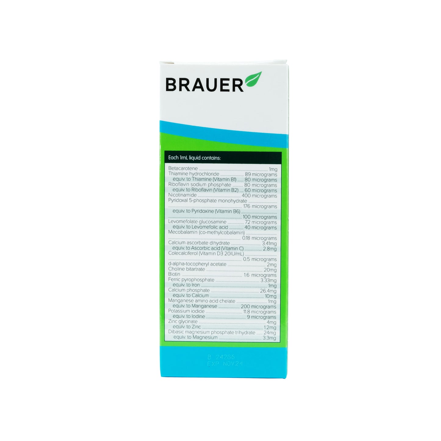 Brauer Kids Liquid Multivitamin With Iron 200ml