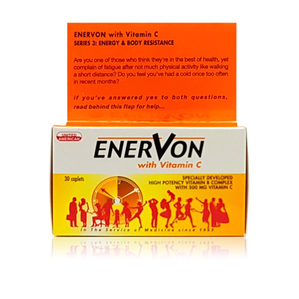 Enervon 含维生素 C 胶囊 30 粒