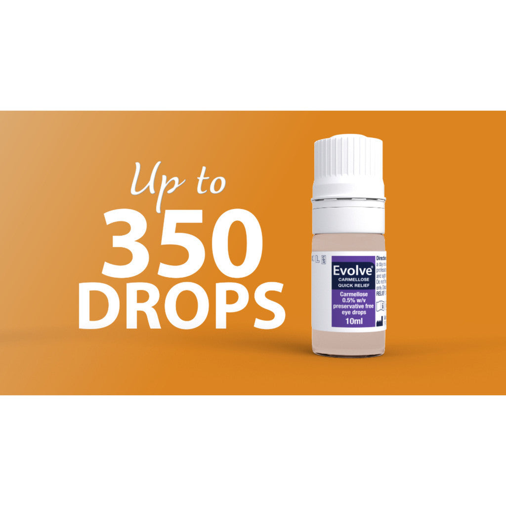 Evolve® Quick Relief Carmellose 0.5% Soothing Eye Drops 10ml
