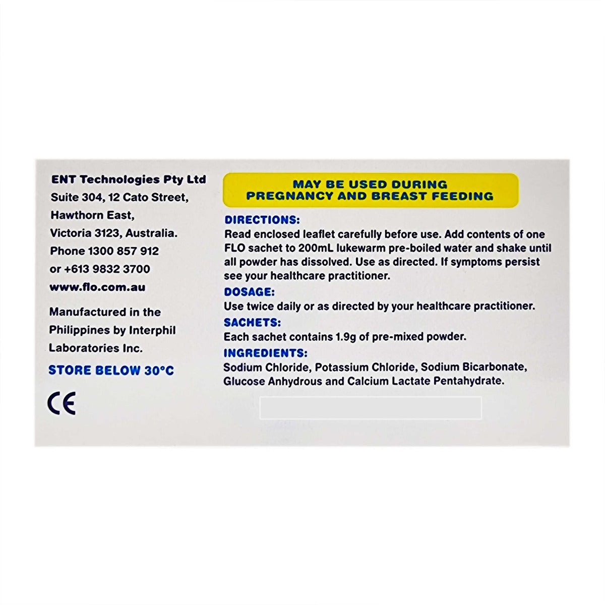 Flo Sinus Care Nasal Rinse Refill Pack 50's