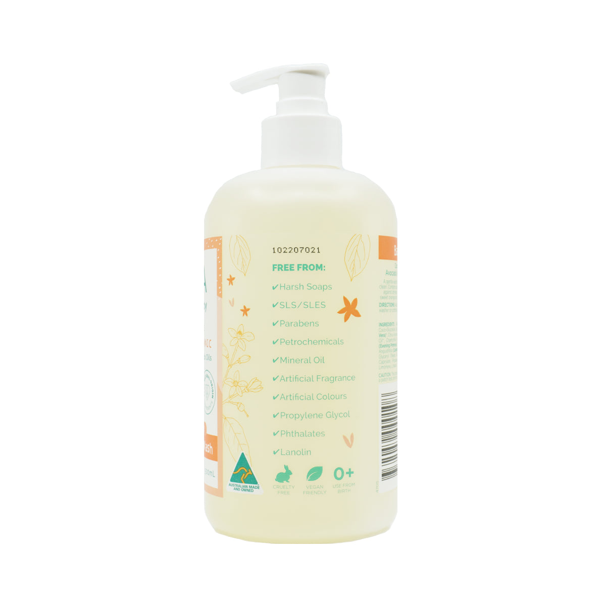 GAIA Natural Baby Bath & Body Wash 500ml