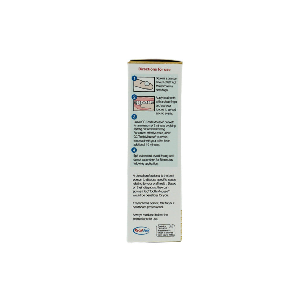GC Tooth Mousse Vanilla 40g