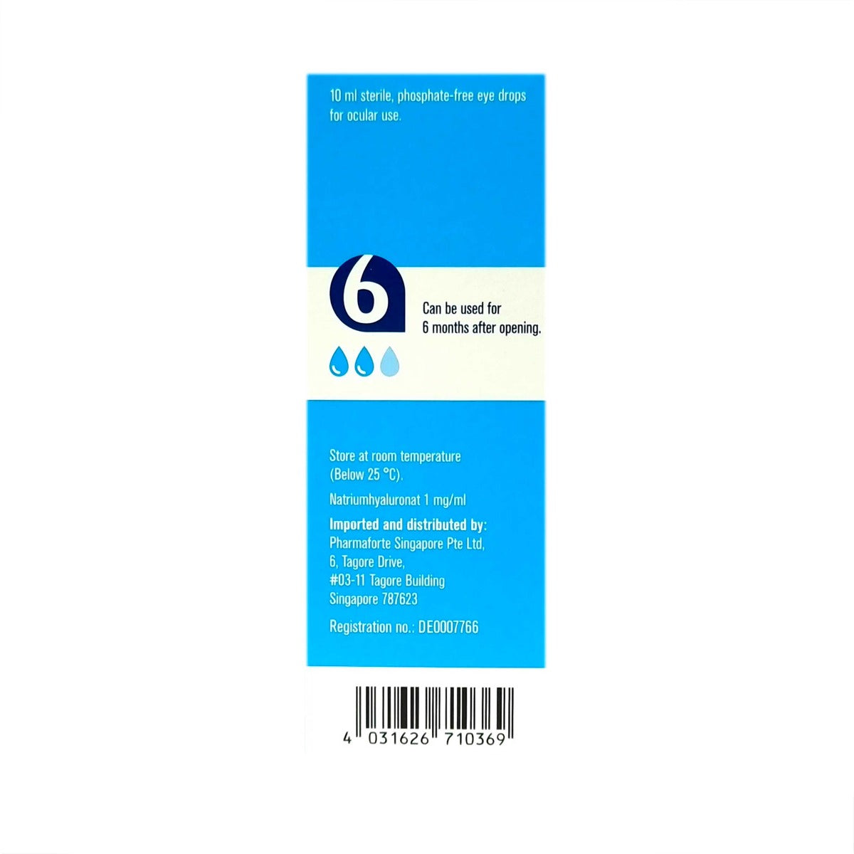 Hylo-Comod Lubricating Eye Drops 10ml