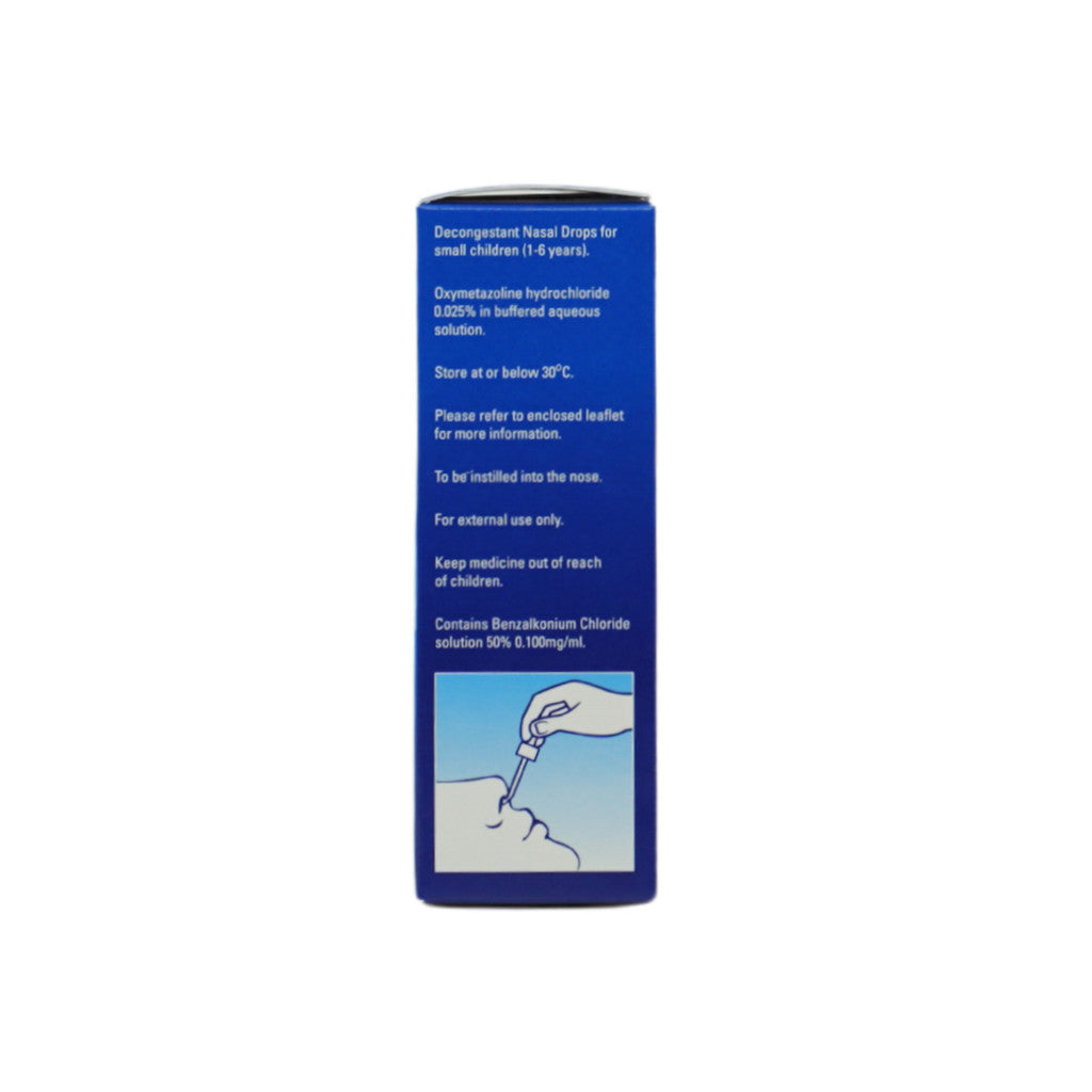 Iliadin Decongestant Nasal Child Drops 0.025% 10ml