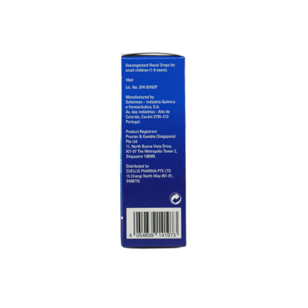 Iliadin Decongestant Nasal Child Drops 0.025% 10ml