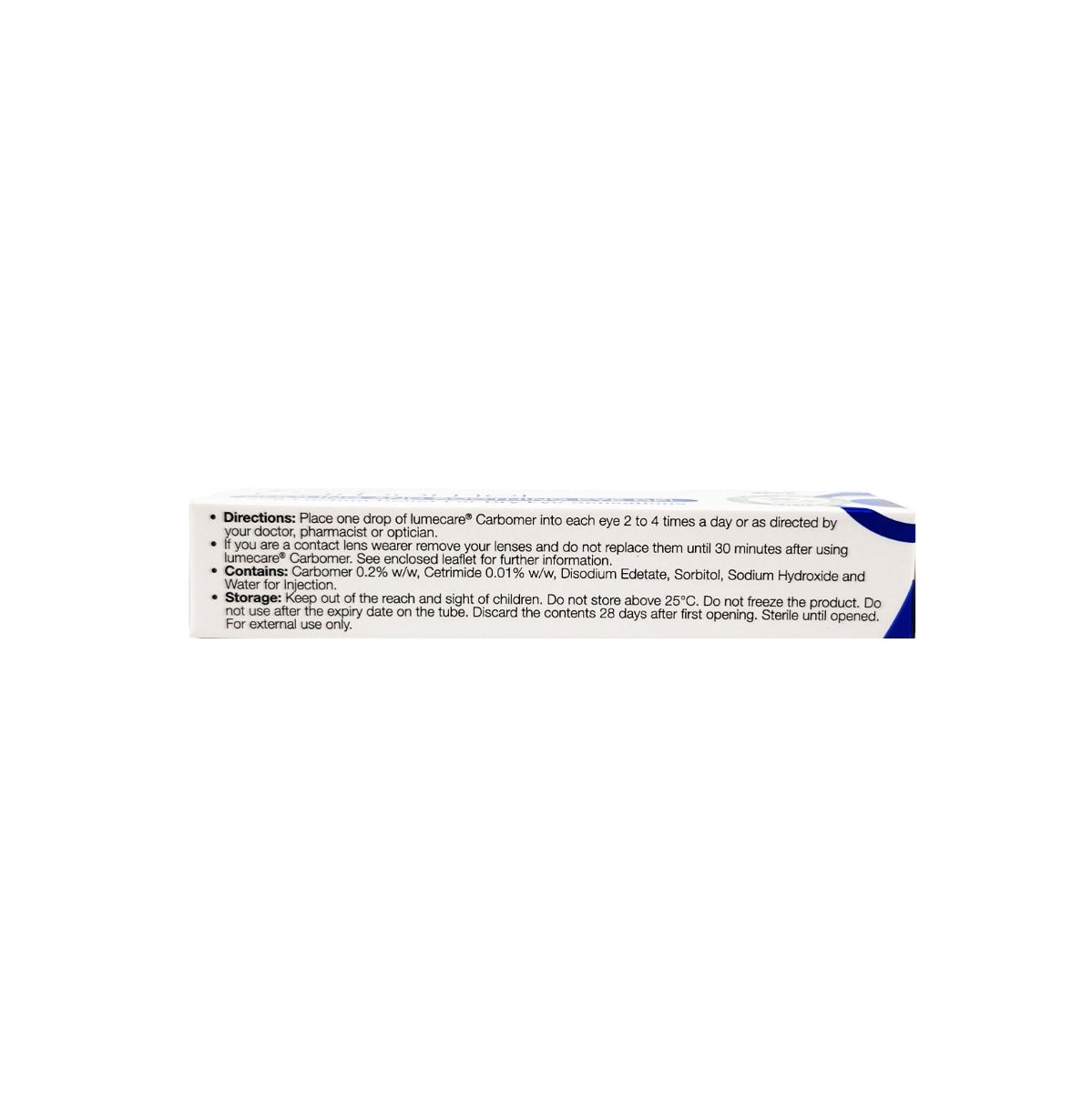 Lumecare Carbomer Eye Gel 10g