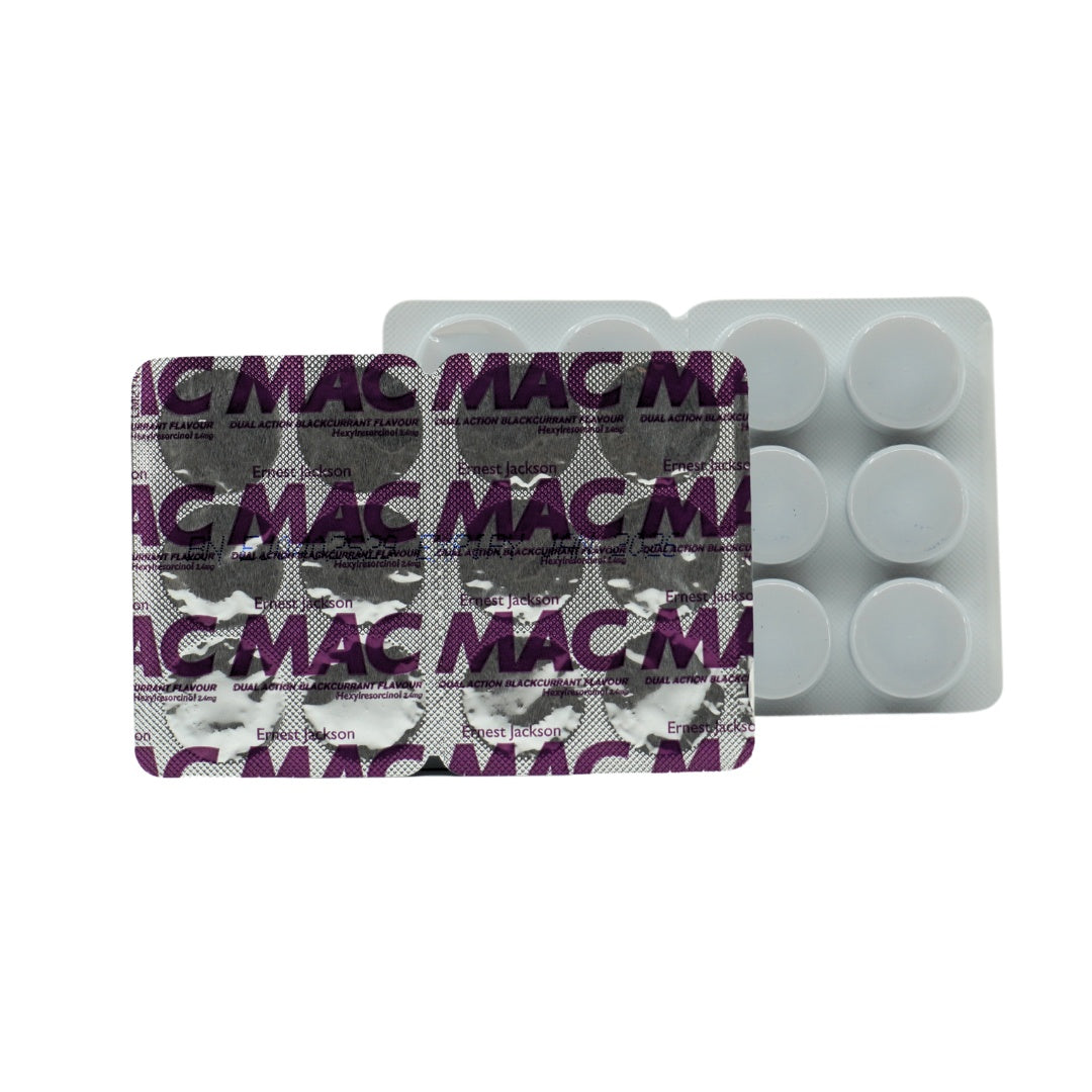 MAC Dual Action Blackcurrant Lozenges 24's