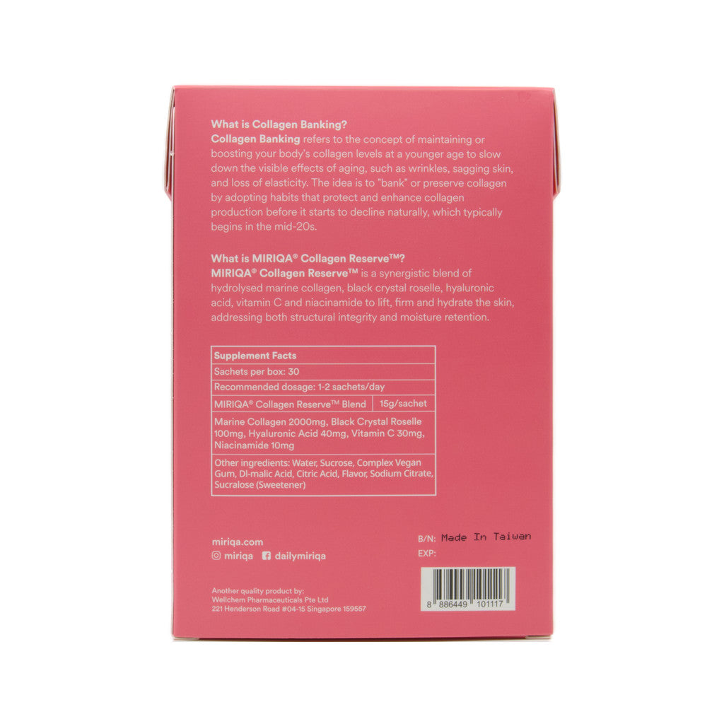 MIRIQA® Collagen Reserve™ 30 Sachets