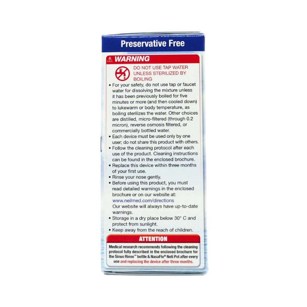 NeilMed Sinus Rinse Premixed Sachets 120's