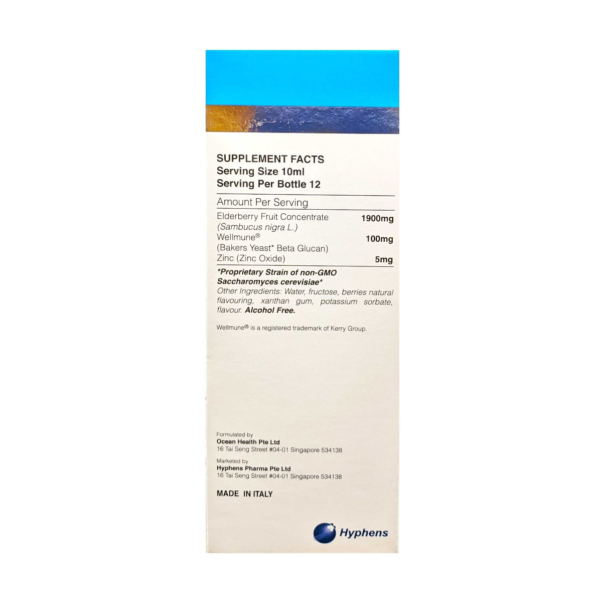 Ocean Health Bicold Immune Support For Kids 120ml