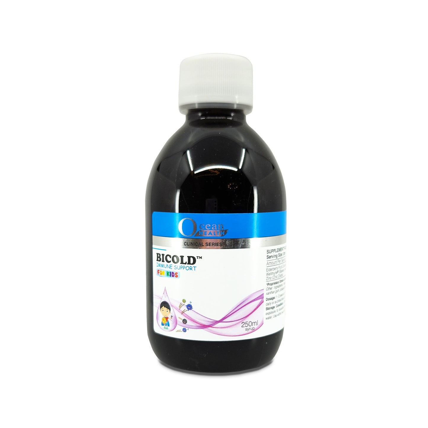 Ocean Health Bicold Immune Support For Kids 250ml