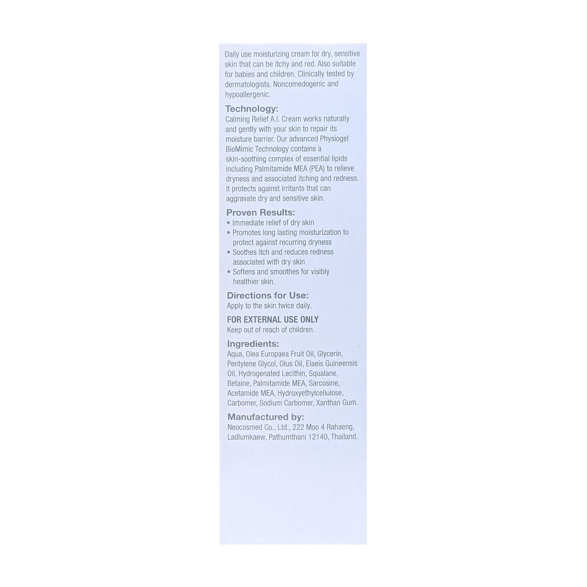 Physiogel Calming Relief A.I. Cream 100ml
