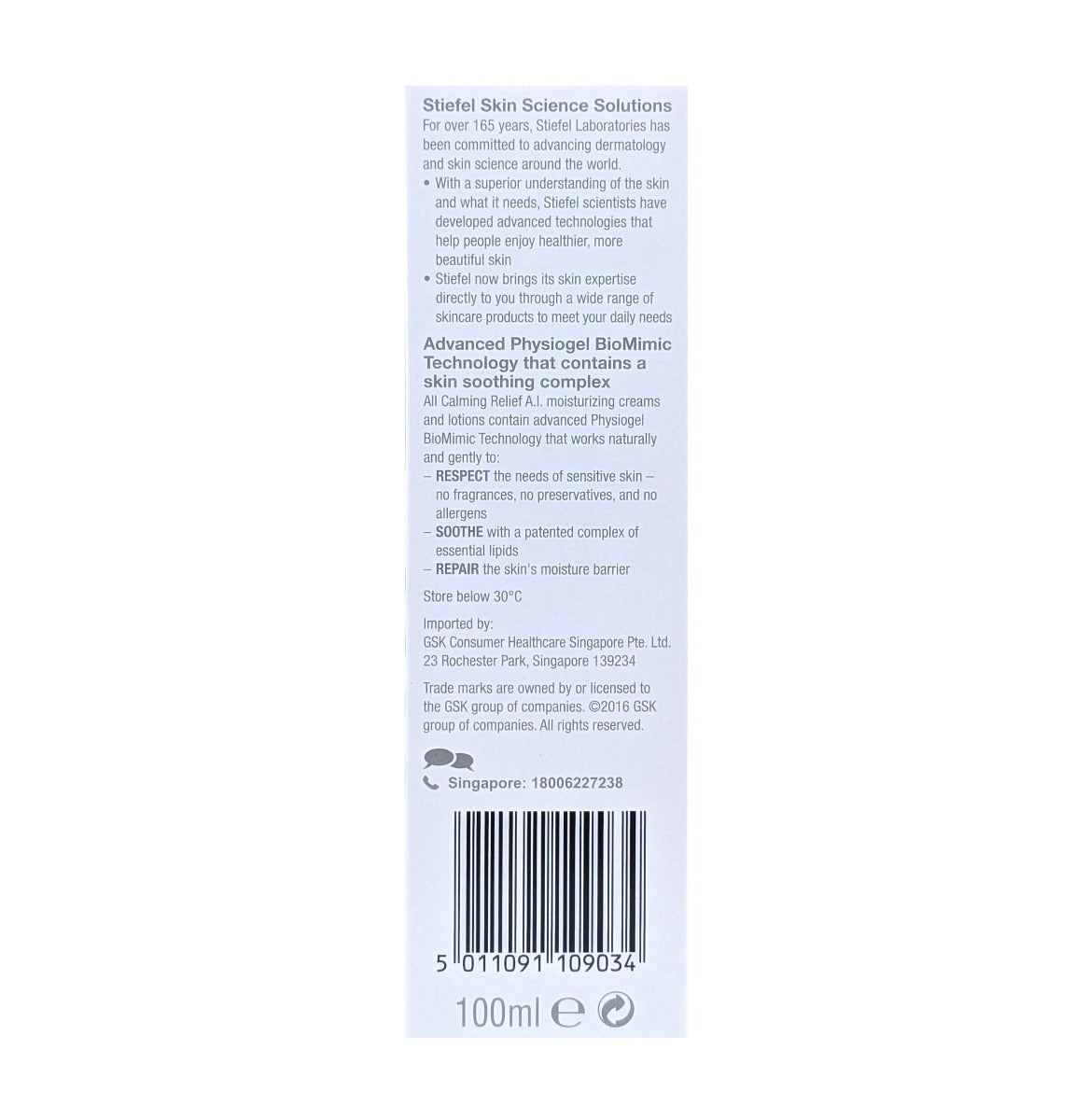 Physiogel Calming Relief A.I. Cream 100ml