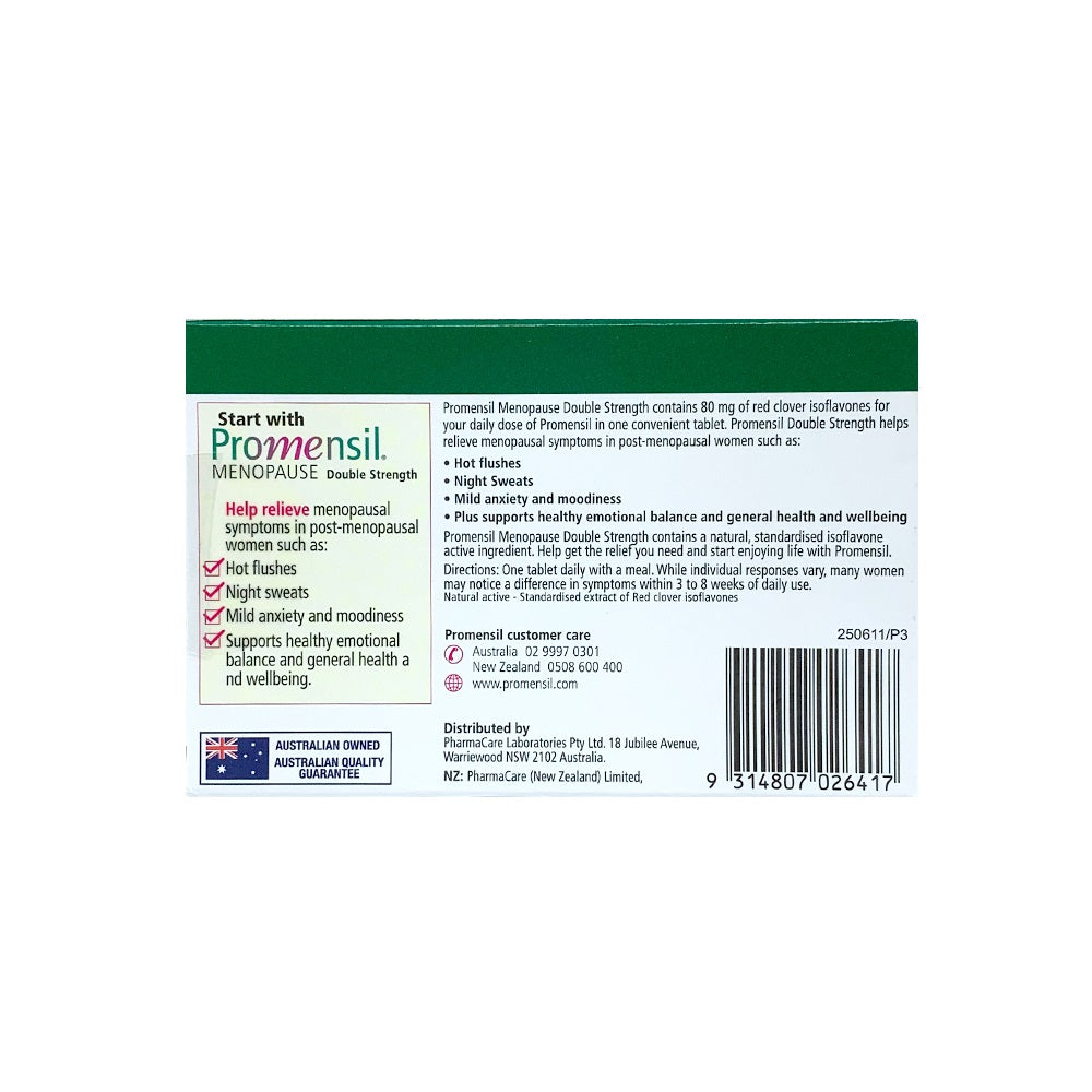 Promensil Menopause Double Strength Tablets 60's