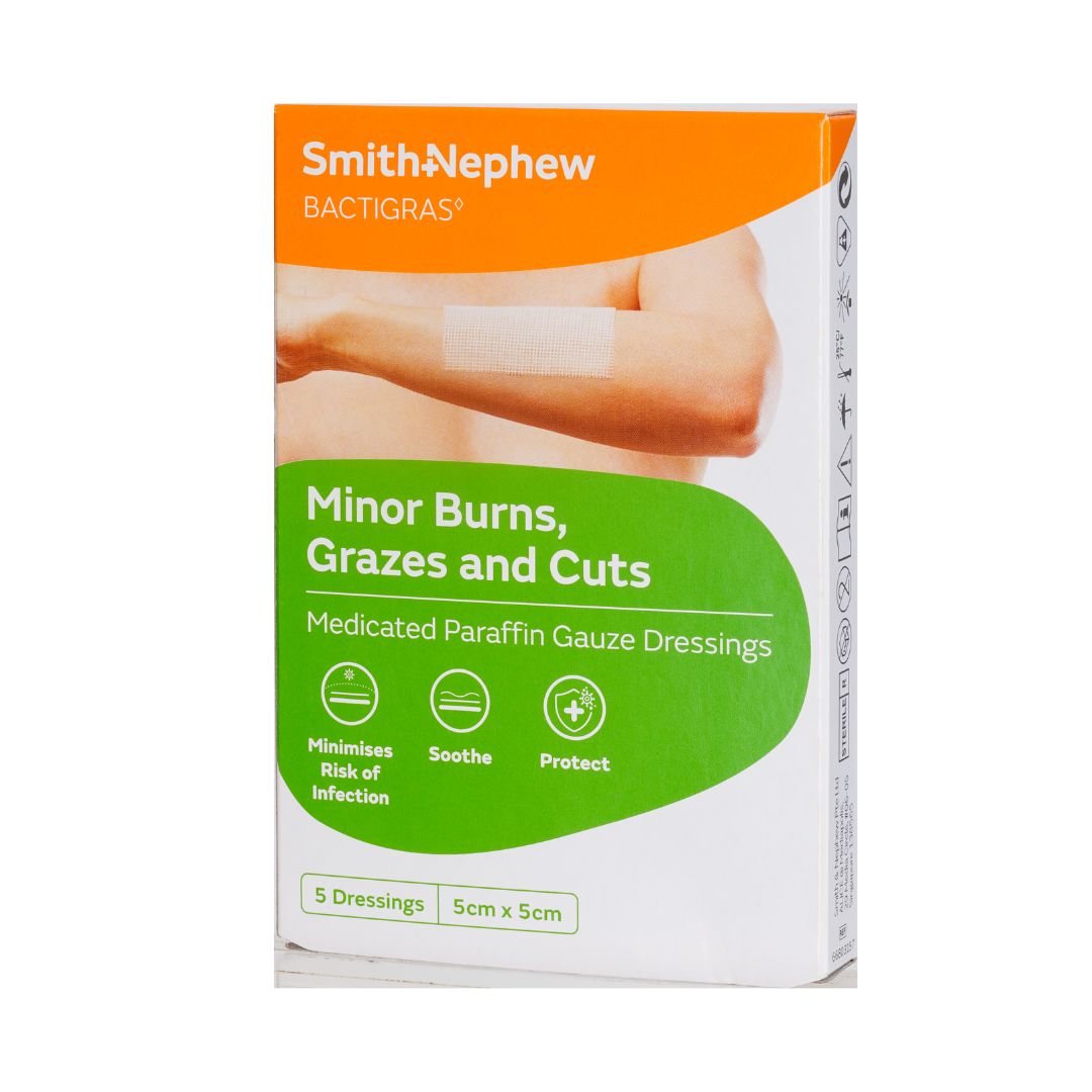 Smith & Nephew Bactigras 5CM X 5CM 5S