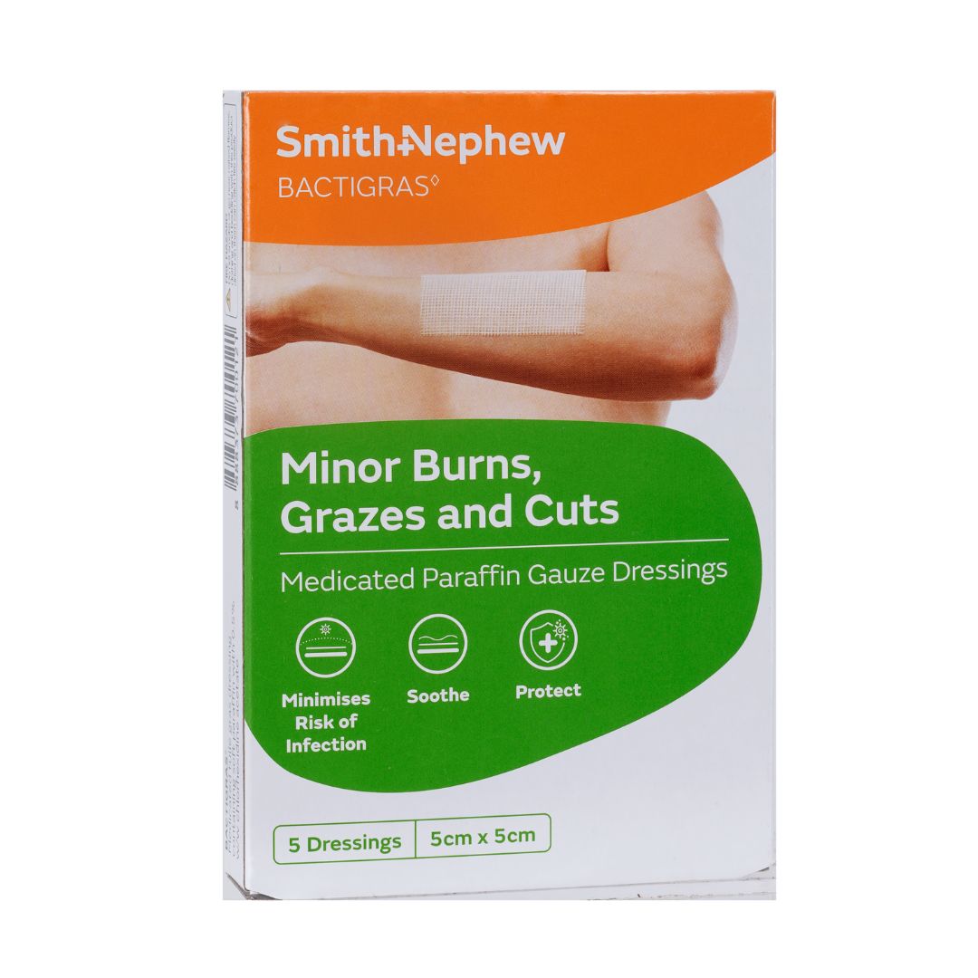 Smith & Nephew Bactigras 5CM X 5CM 5S