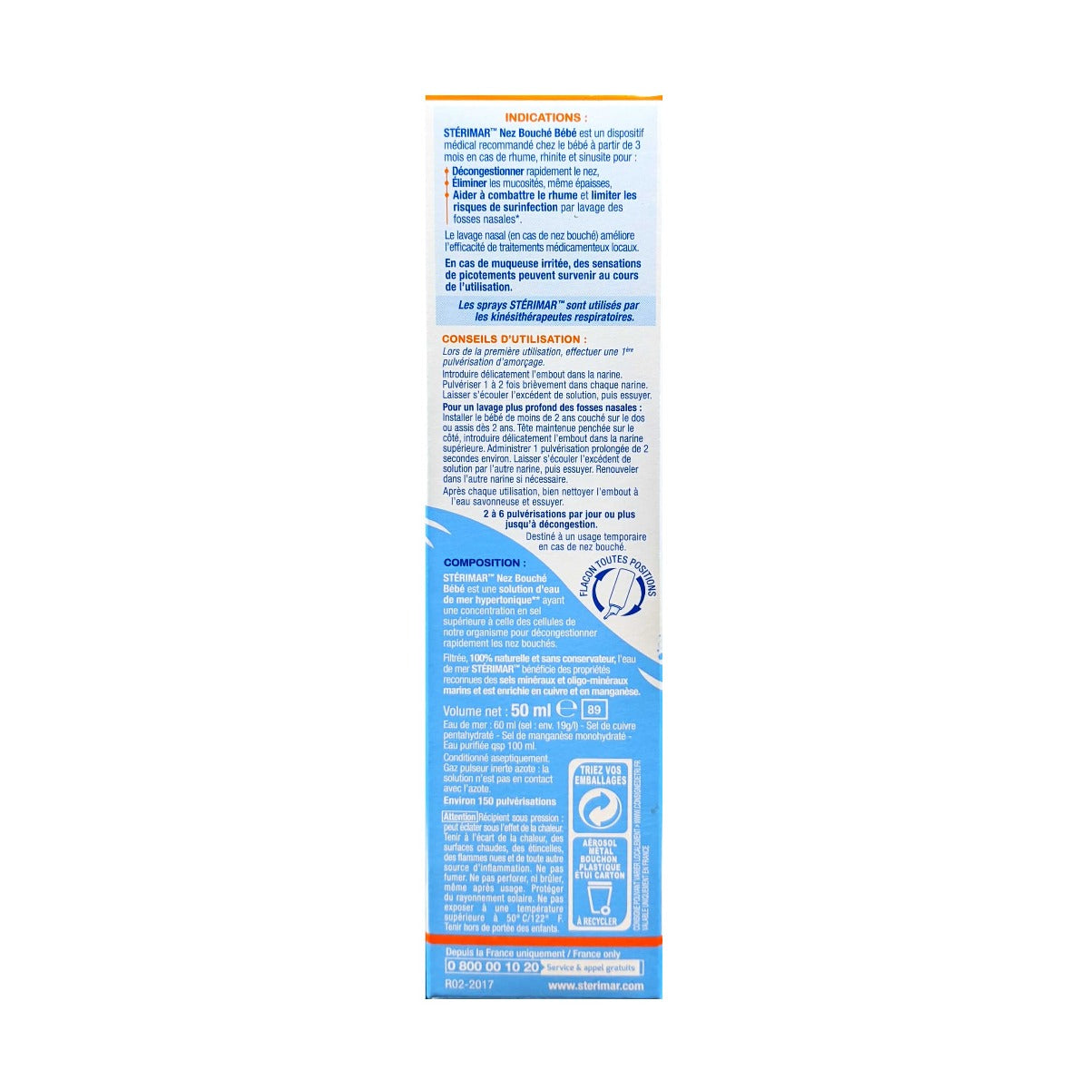 Sterimar Baby Blocked Nose 50ml