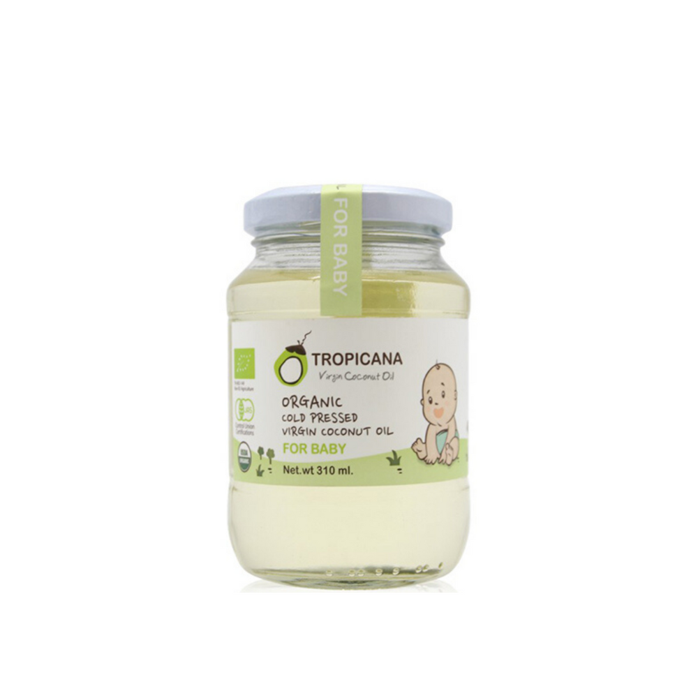 Tropicana Organic Cold-Pressed Virgin Coconut Oil 310ml (For Baby)