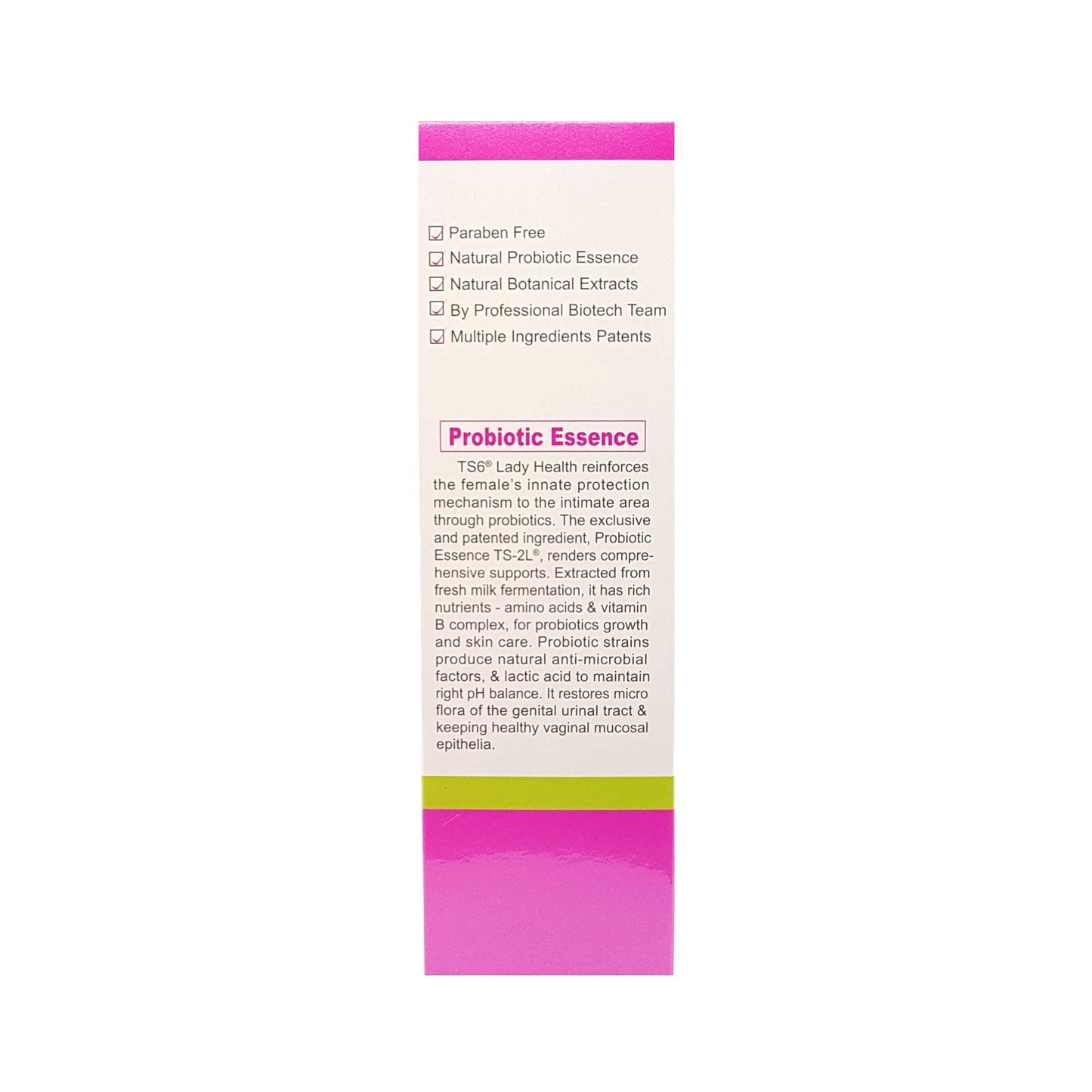 TS6 Intensive Cleansing Mousse 180ml Intimate Feminine Wash With Probiotic Essence
