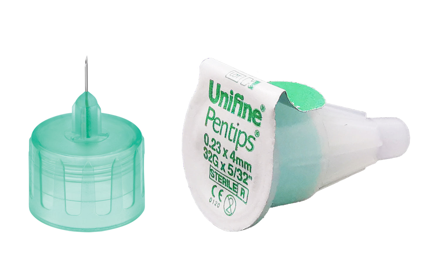Owen Mumford Unifine Pentips Pen Needles (4mm 32G) 100’s Box