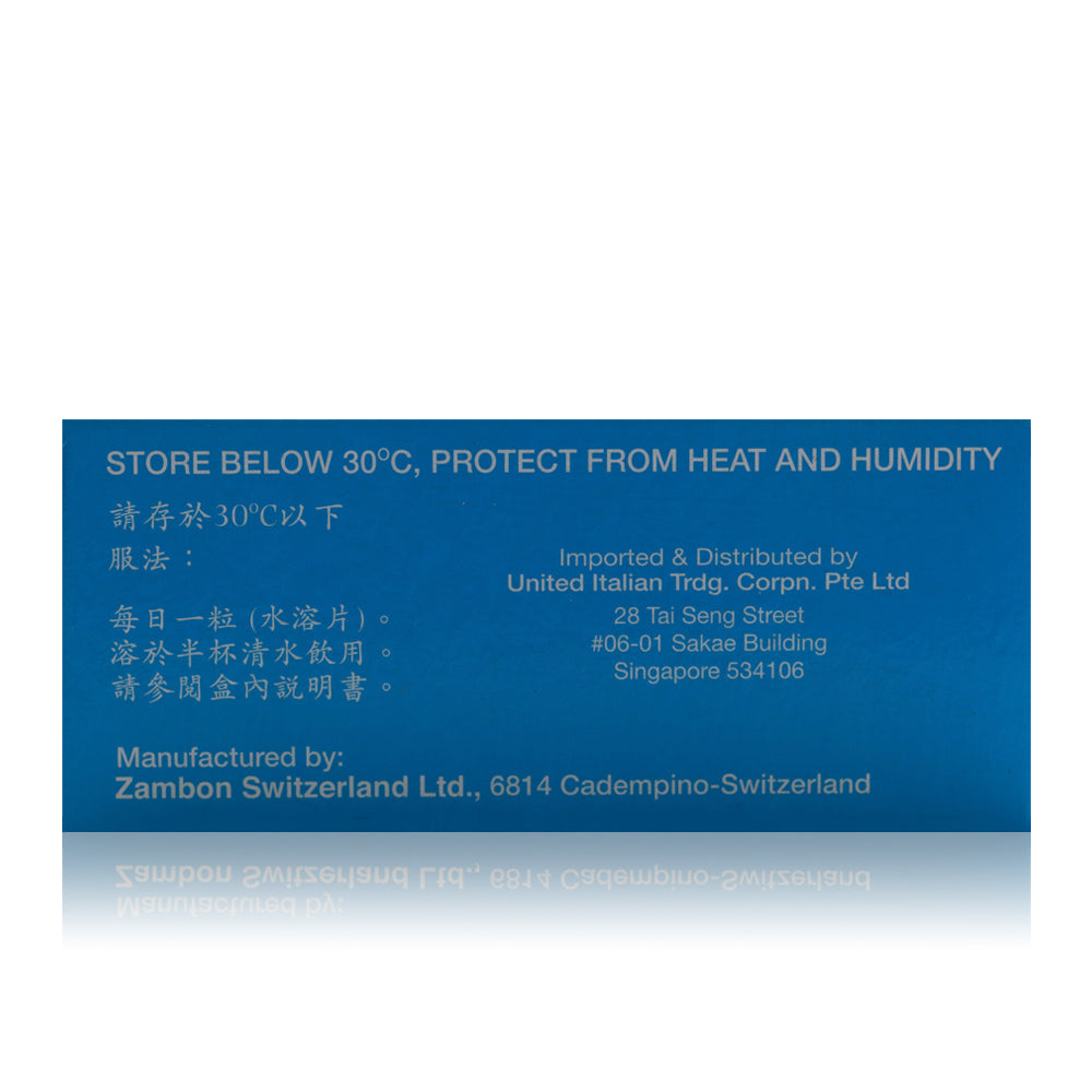 Fluimucil A 600mg Effervescent Tablets Corporate Info