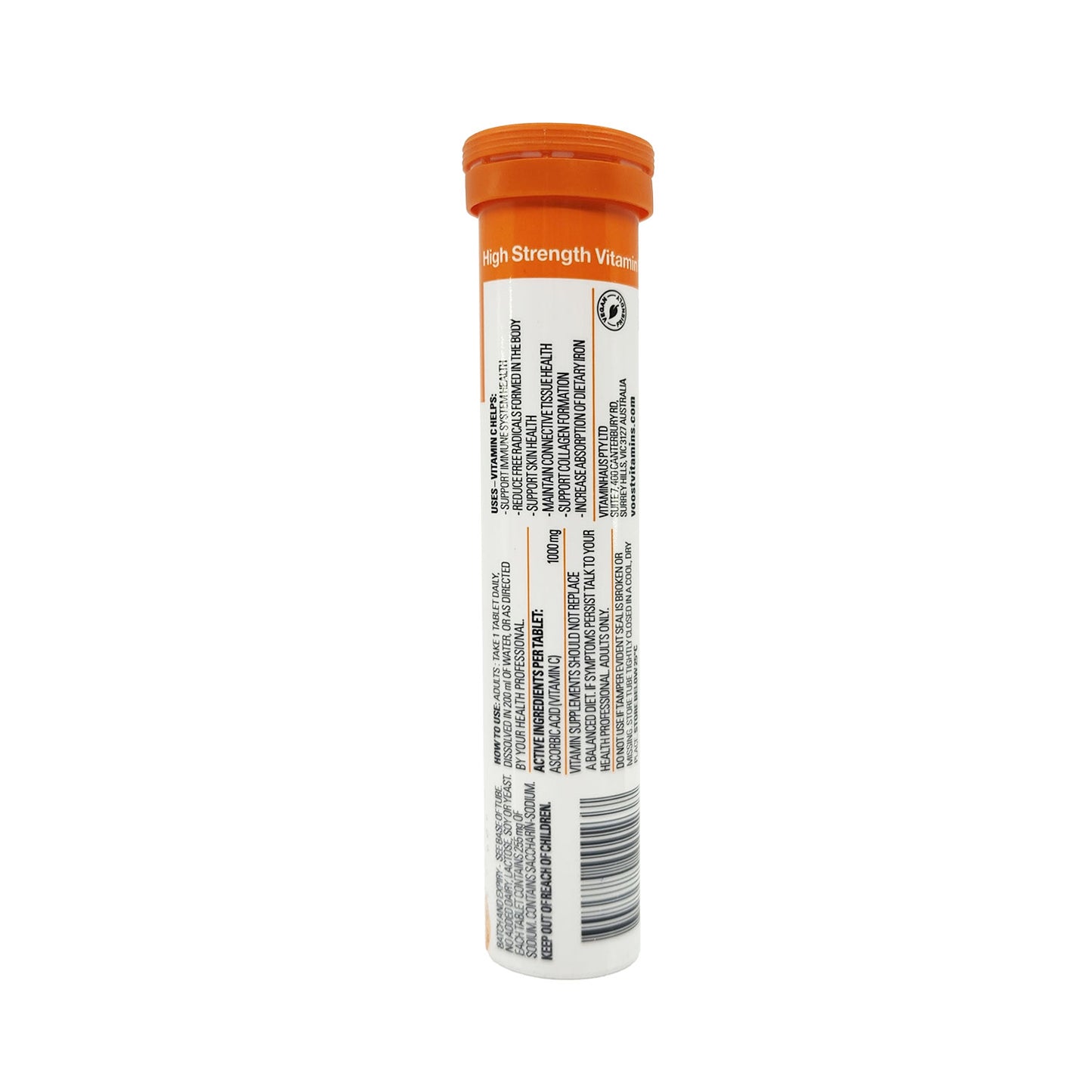 Voost 维生素 C 泡腾维生素补充剂片 20 片