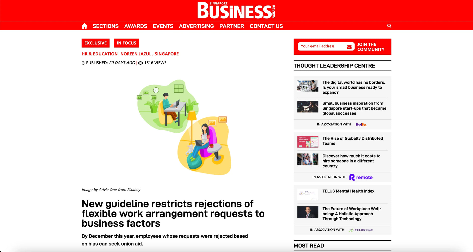 New guideline restricts rejections of flexible work arrangement requests to business factors