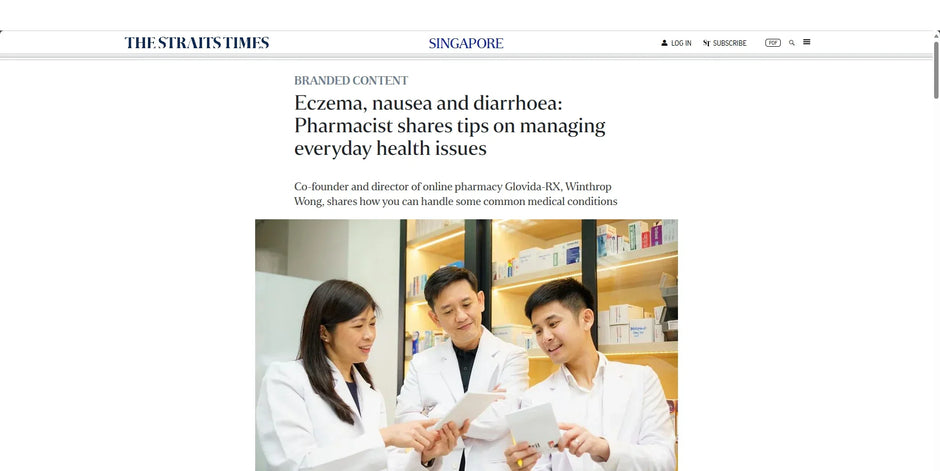 Eczema, nausea and diarrhoea: Pharmacist shares tips on managing everyday health issues