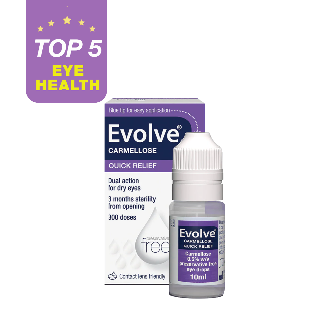 Evolve® Quick Relief Carmellose 0.5% Soothing Eye Drops 10ml