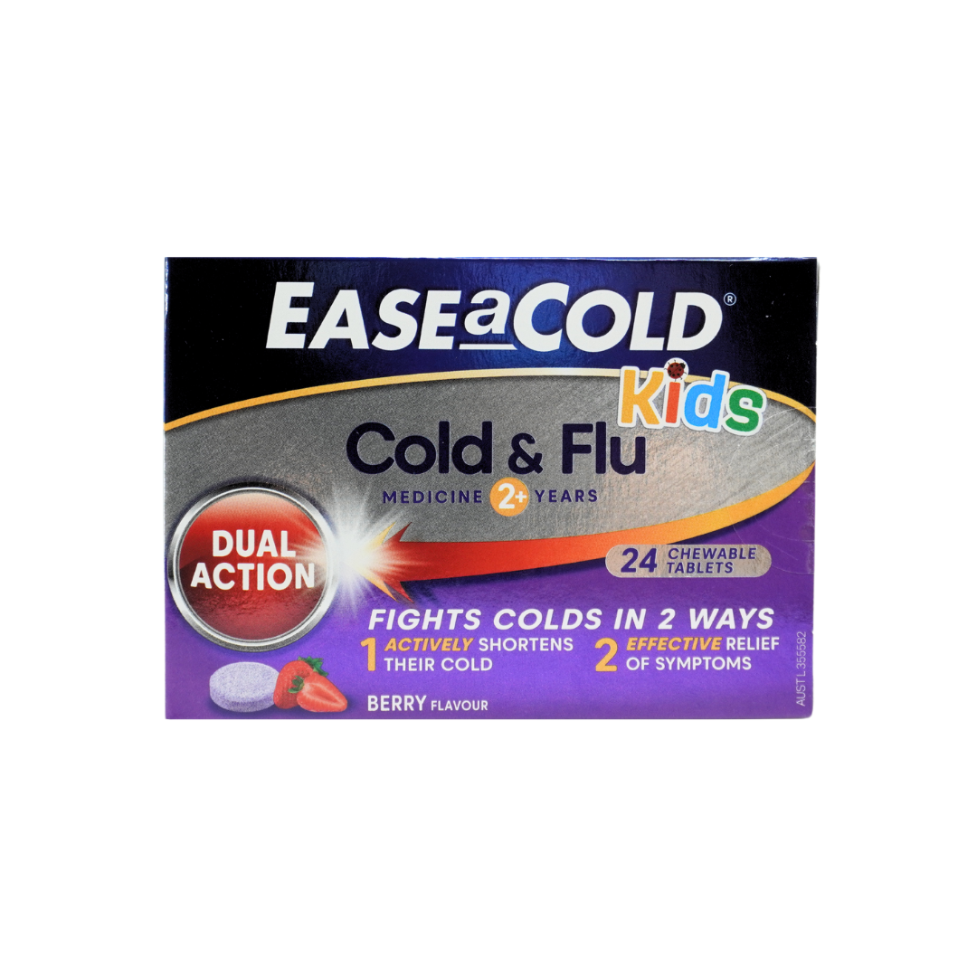 Ease-A-Cold Kids Cold & Flu Chewable Tablets 24's