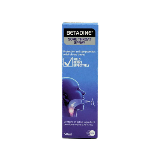 Betadine 0.45% Throat Spray 50ml