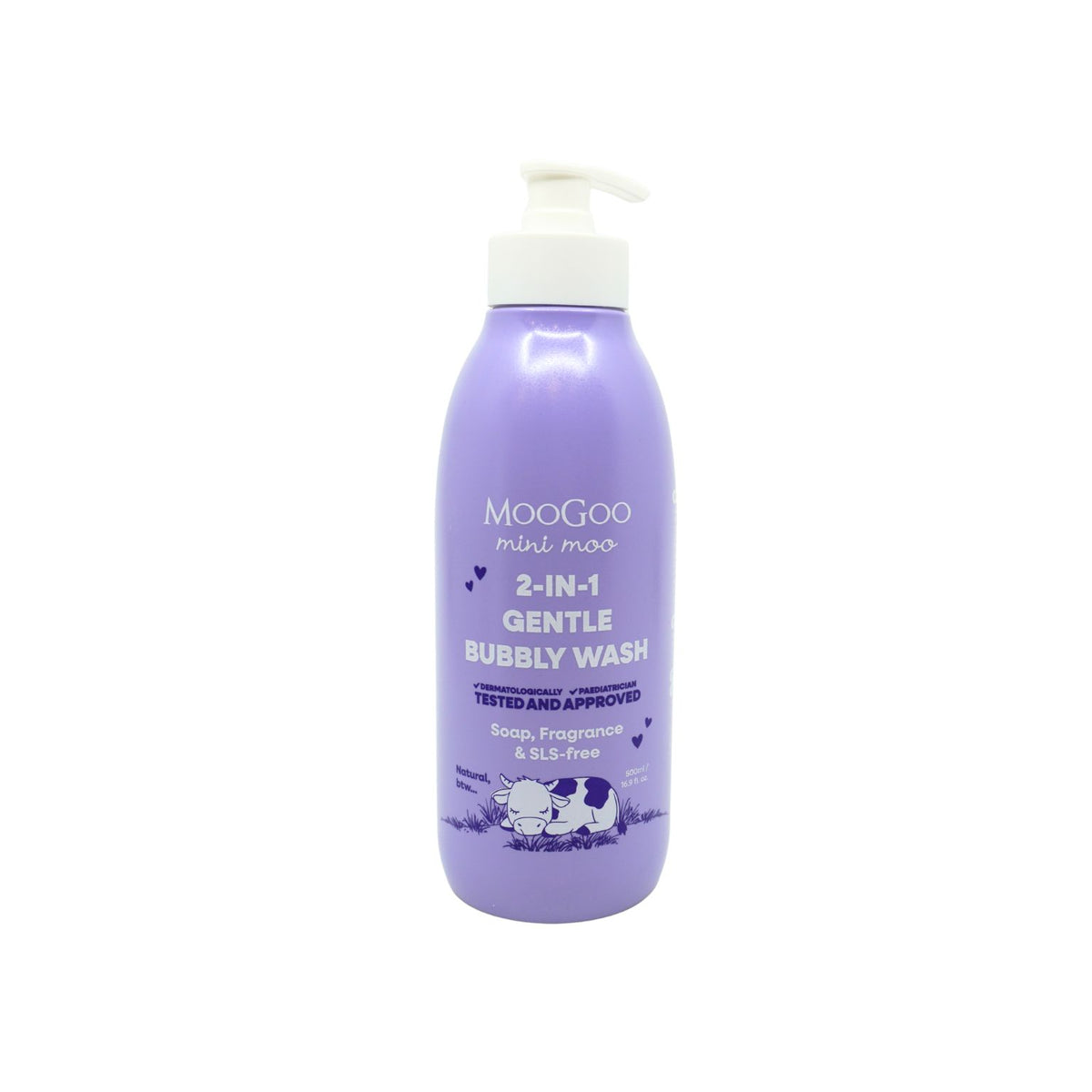 MooGoo Baby 2-in-1 Bubbly Wash 500ml