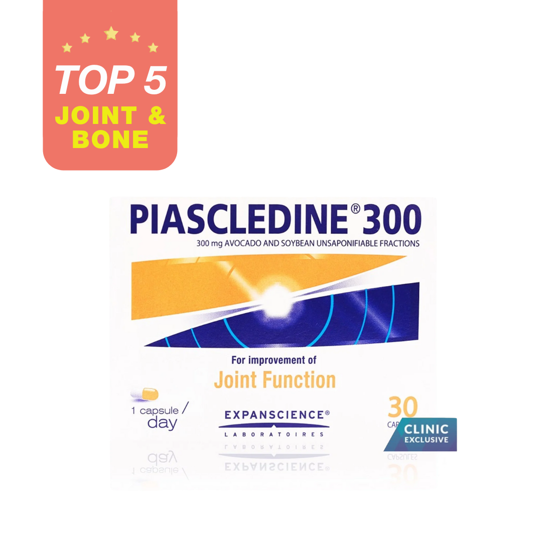 Piascledine 300mg Capsules 30's: Avocado and Soybean Oil for Improvement of Joint Function