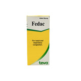 Fedac (Triprolidine /Pseudoephedrine 1.25/30mg/5ml) Syrup 120ml