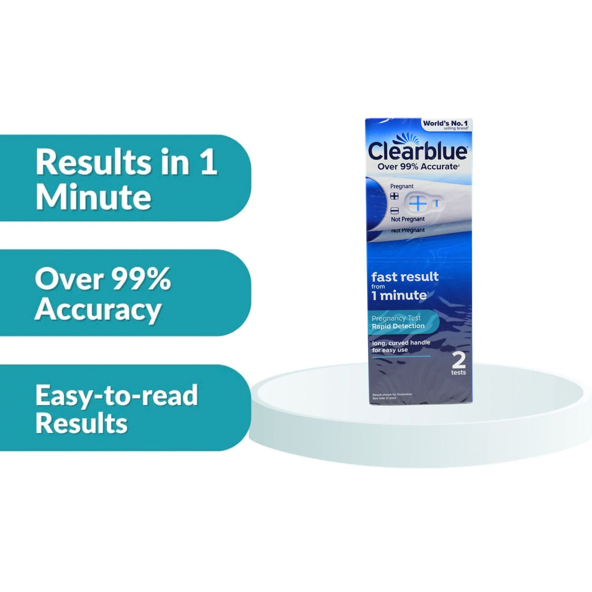 Clearblue Pregnancy Test Rapid Detection 2's