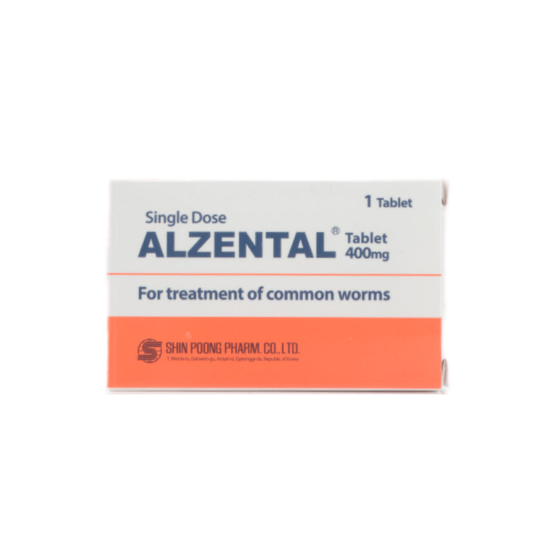 Alzental（阿苯达唑）400毫克片剂1片