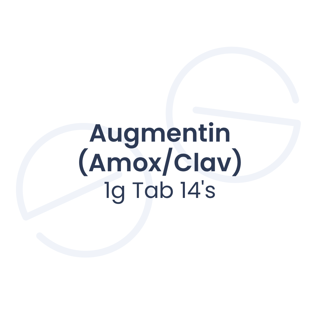 Augmentin (Amox/Clav) 1g Tab,14s