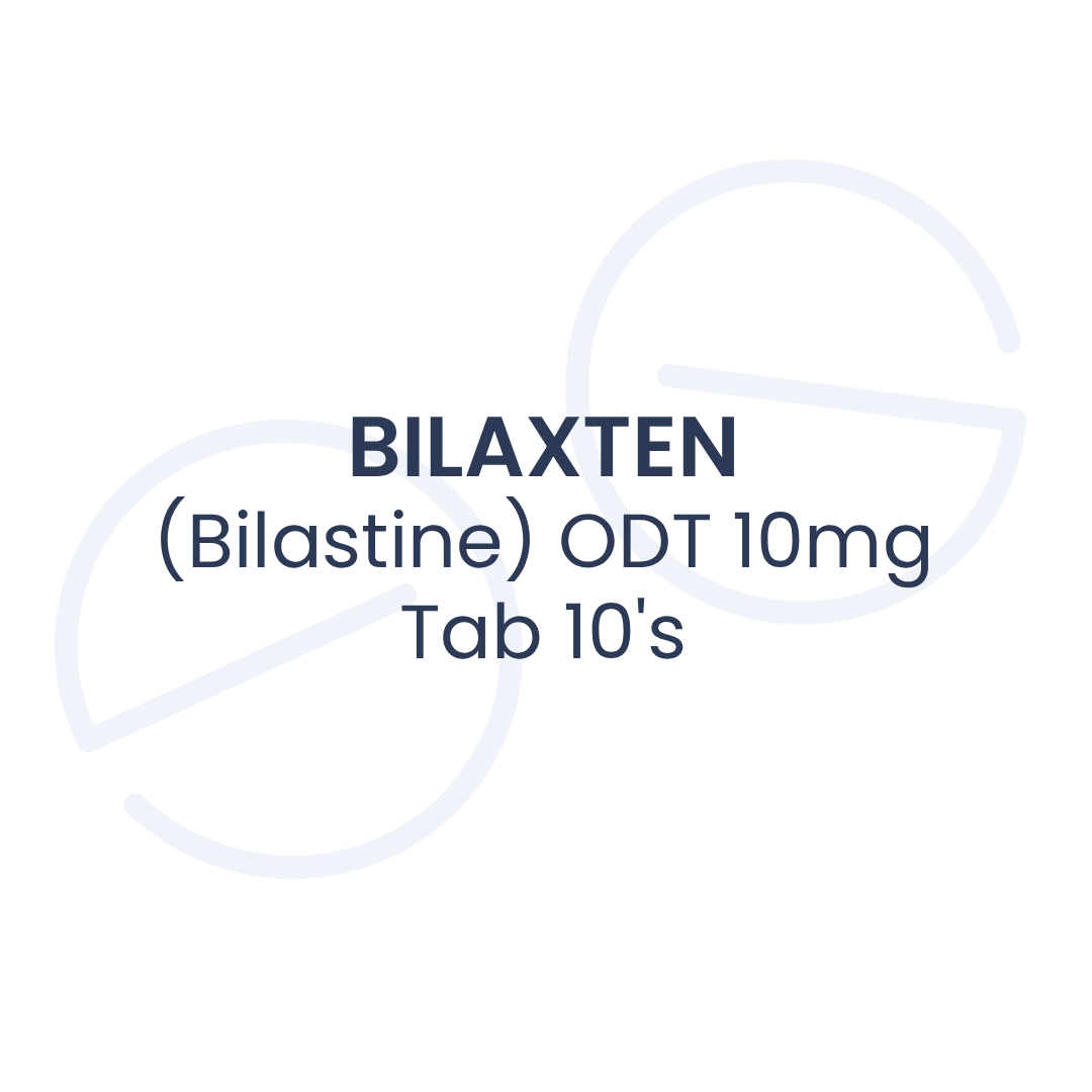 BILAXTEN (Bilastine) ODT 10mg Tab 10's