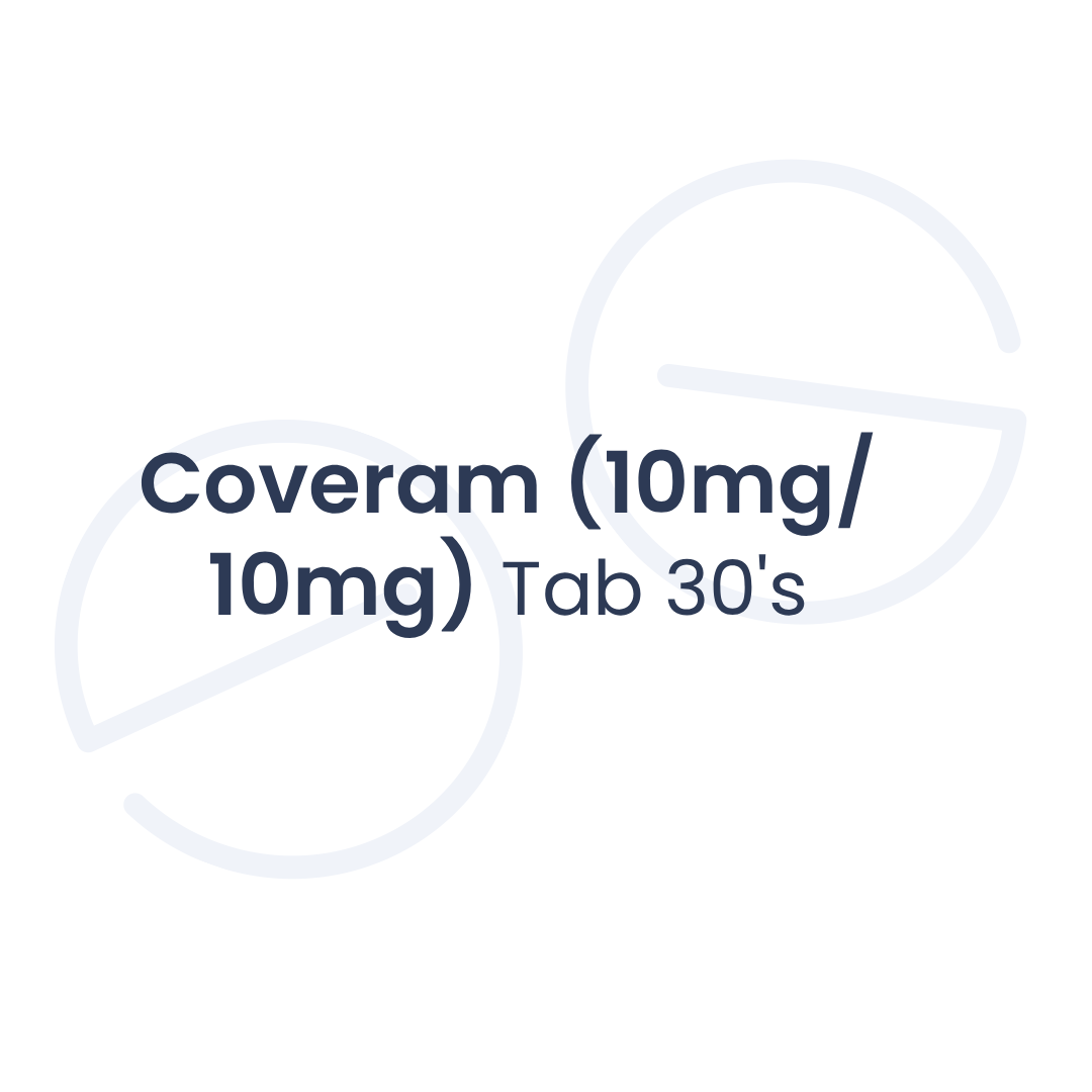 Coveram 10MG/10MG tab,30S