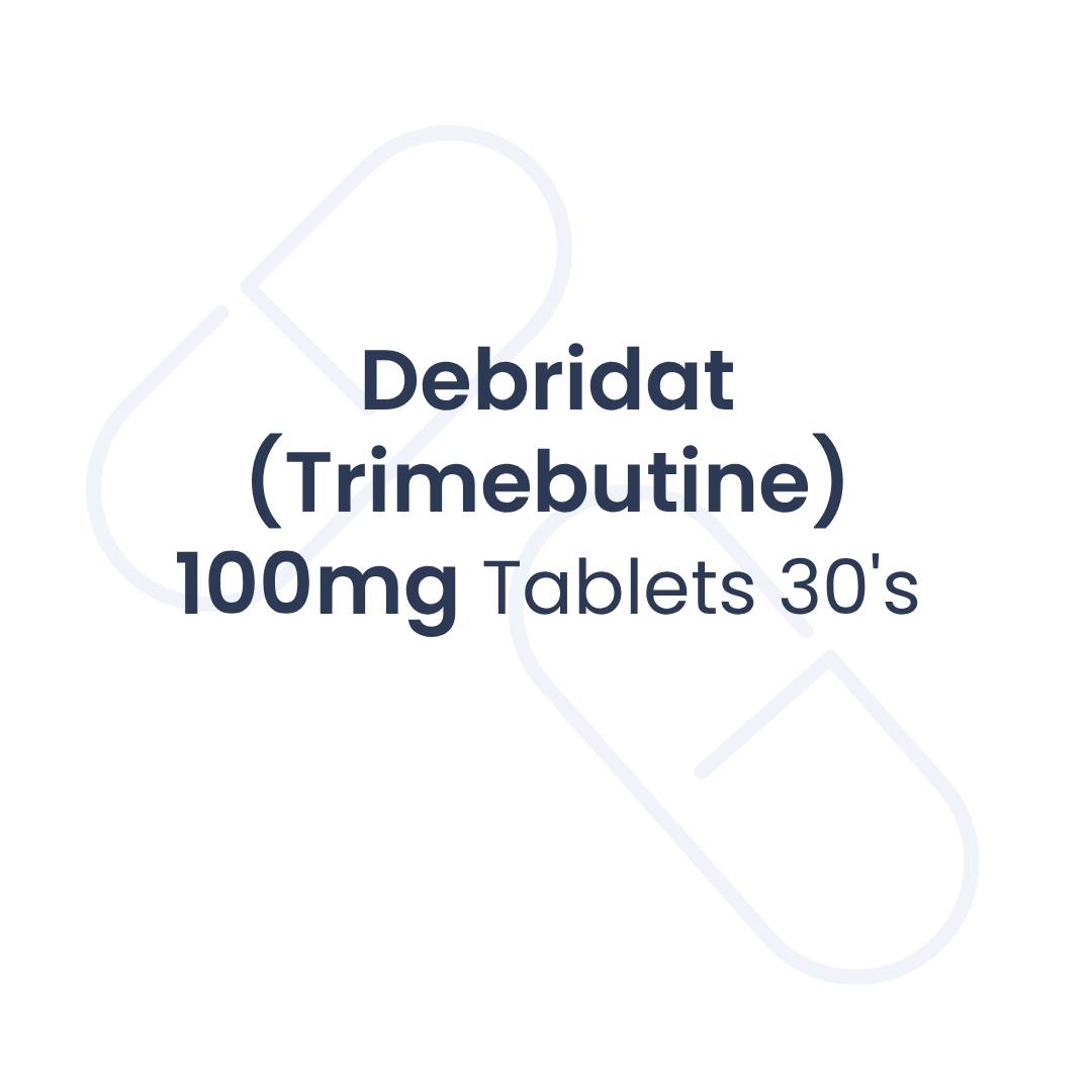 Debridat (Trimebutine) 100mg Tablet 30's