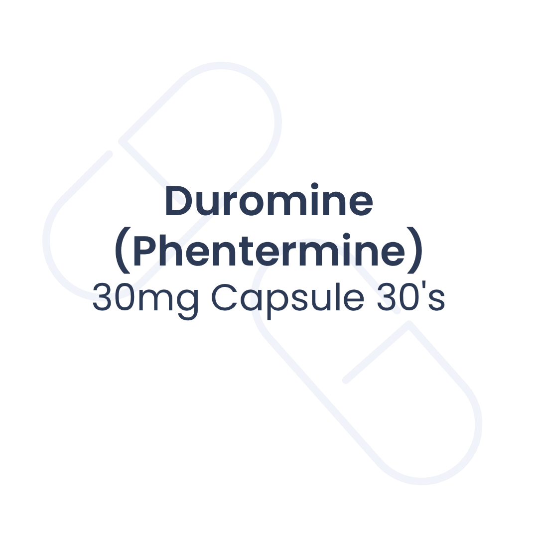 Duromine (Phentermine) 30mg Capsule 30's