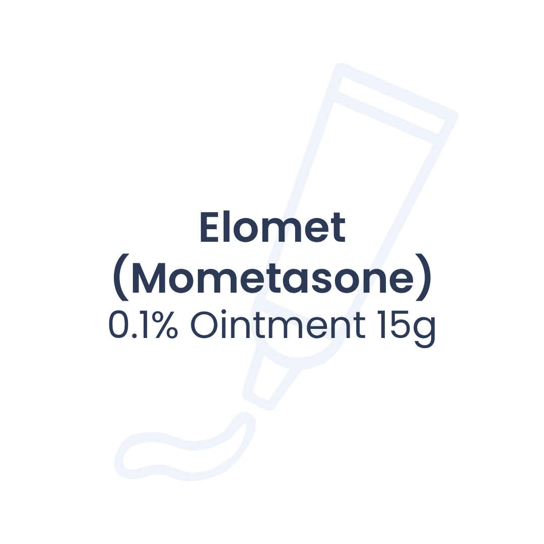 Elomet (Mometasone) 0.1% Ointment 15g