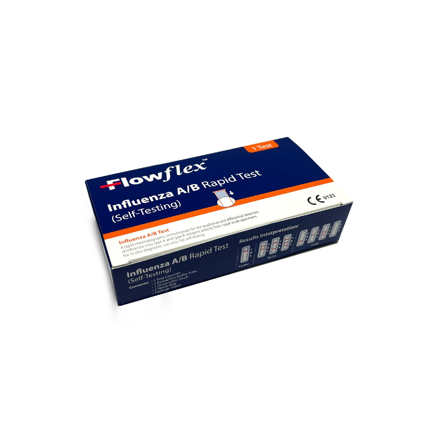 Flowflex Influenza A/B Rapid Self Test Kit 1's