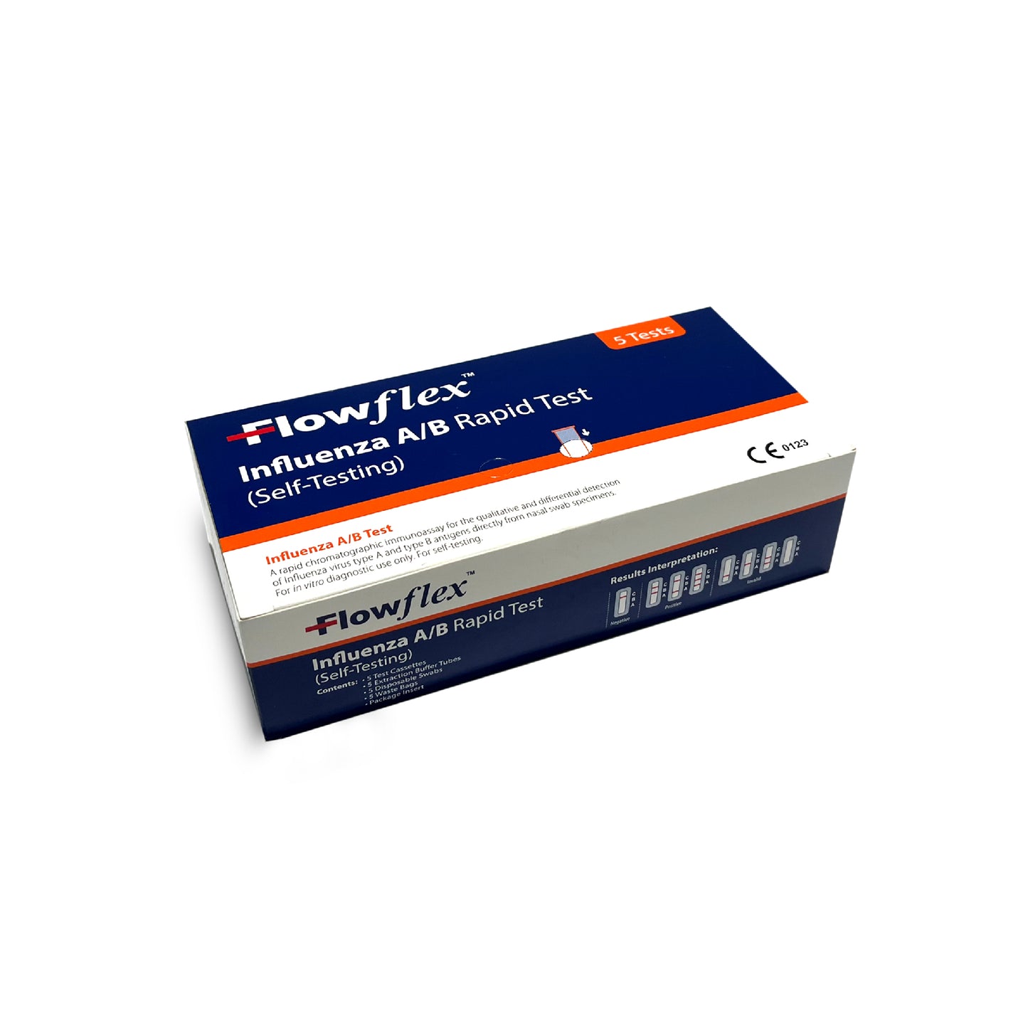 Flowflex Influenza A/B Rapid Self Test Kit 5's