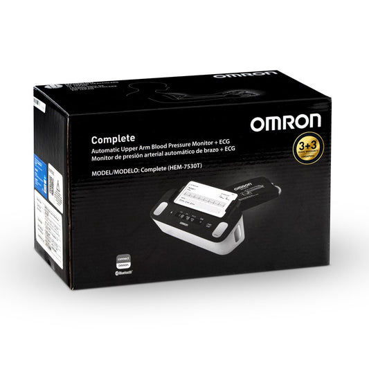 Omron Blood Pressure Monitor + ECG HEM-7530T Complete
