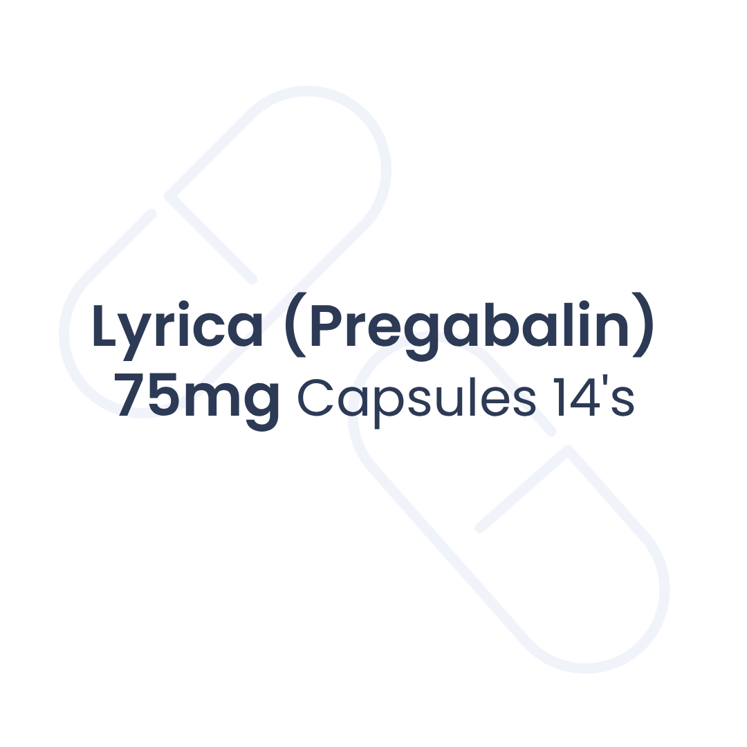 LYRICA (Pregabalin) 75mg Capsules 14's