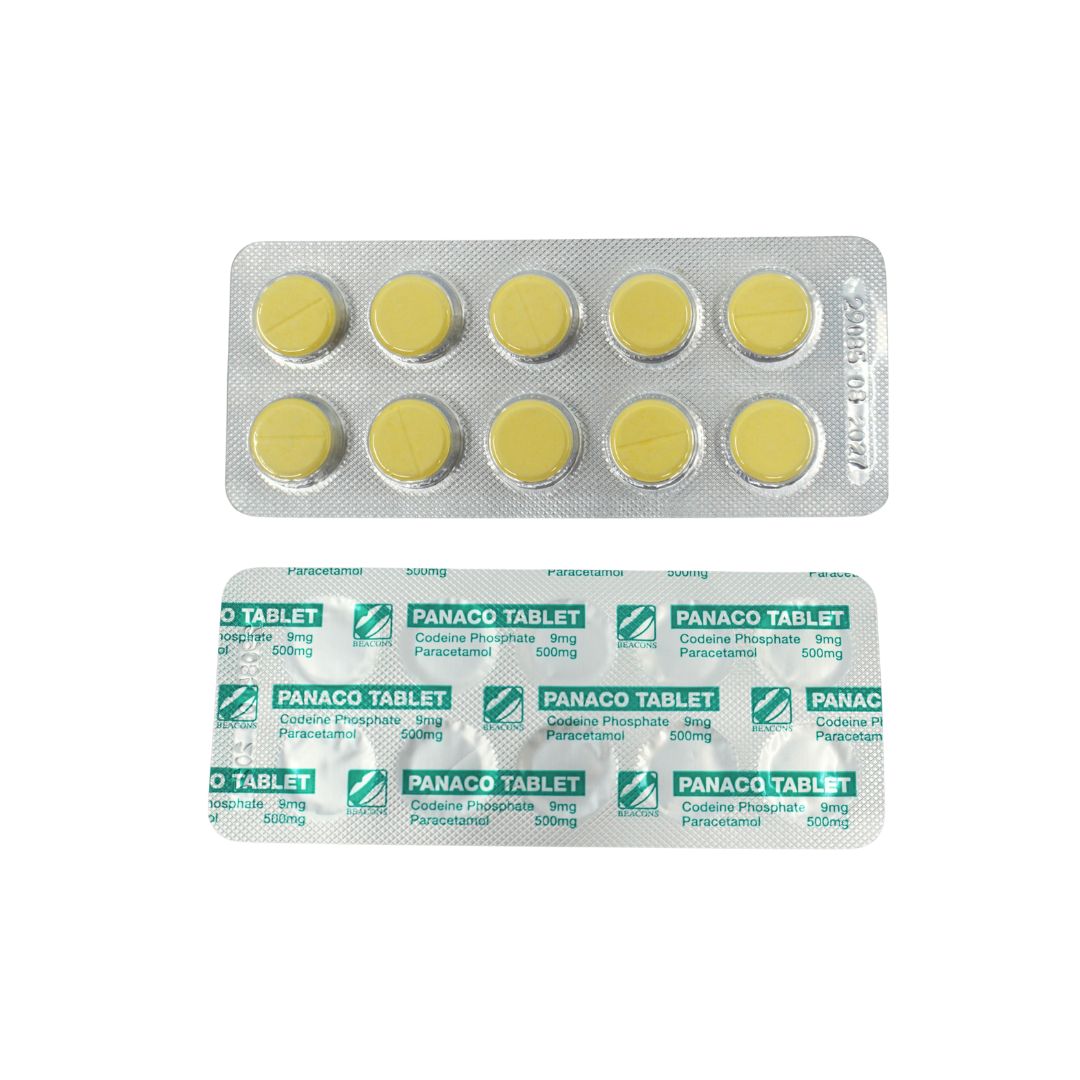 Panaco (Codeine/Paracetamol) 9/500mg Tab 20's
